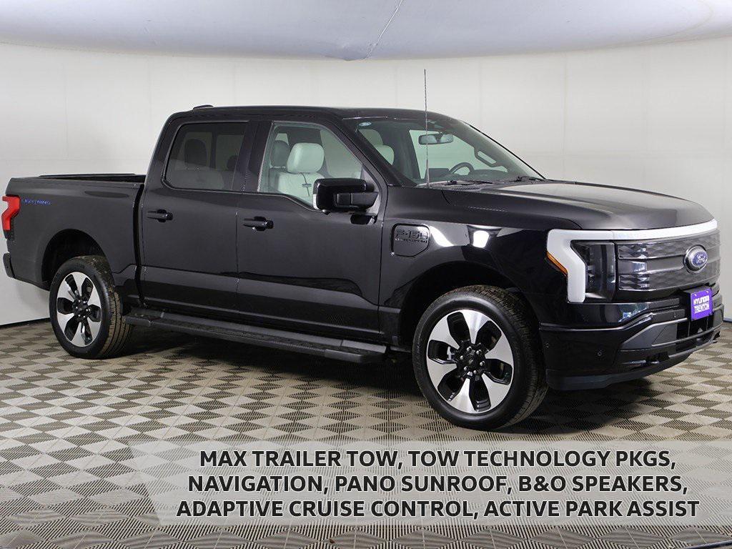 used 2023 Ford F-150 Lightning car, priced at $56,490