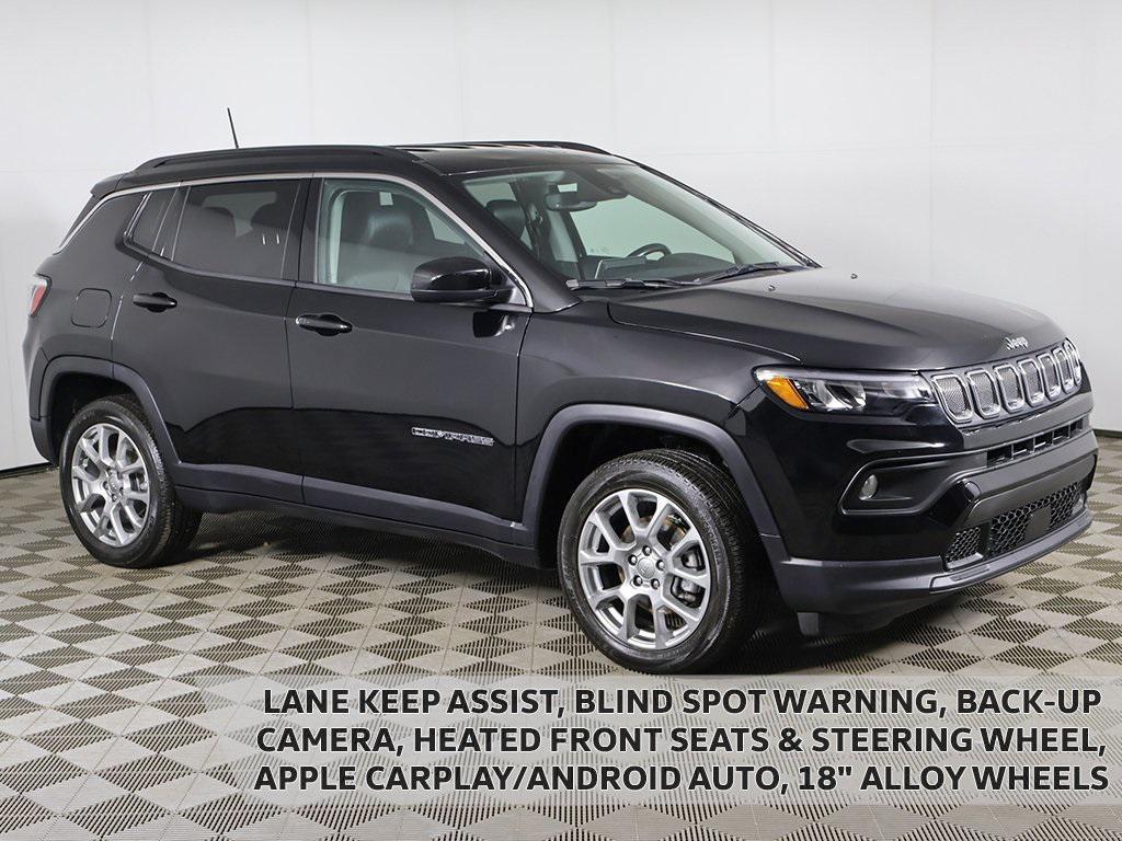 used 2022 Jeep Compass car, priced at $18,290