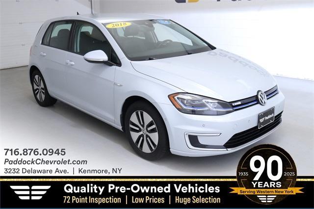 used 2018 Volkswagen e-Golf car, priced at $15,499