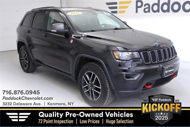 used 2021 Jeep Grand Cherokee car, priced at $32,665