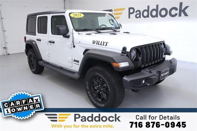 used 2021 Jeep Wrangler Unlimited car, priced at $29,995