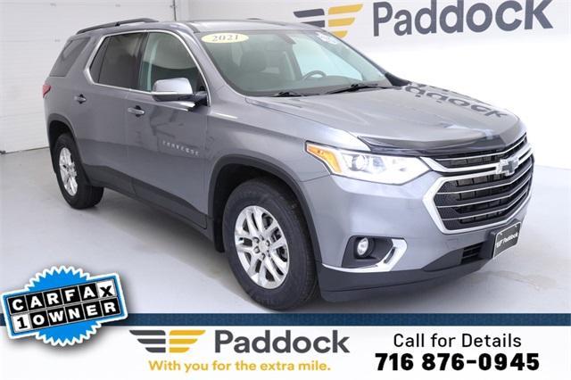 used 2021 Chevrolet Traverse car, priced at $27,569