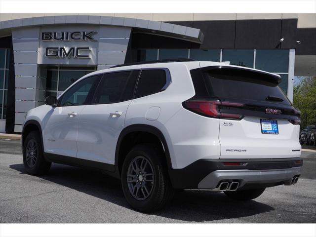 new 2025 GMC Acadia car, priced at $47,395