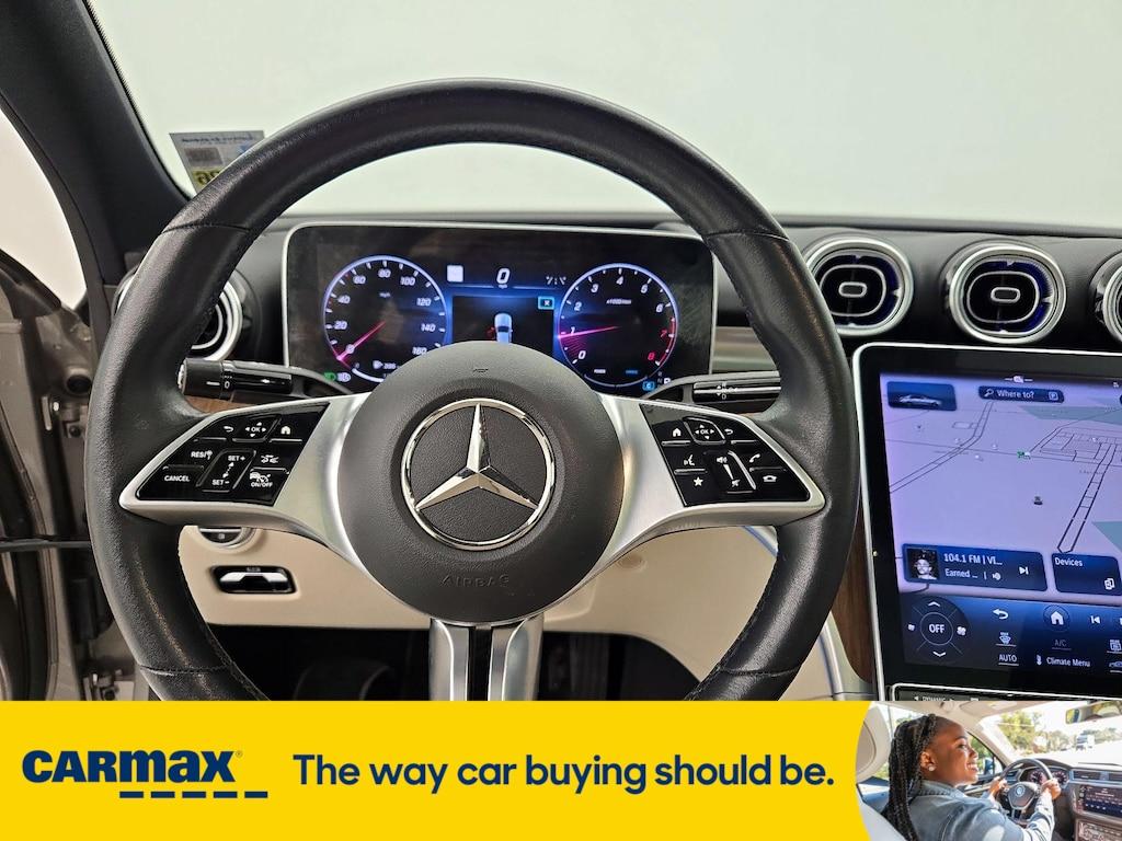 used 2023 Mercedes-Benz C-Class car, priced at $34,998
