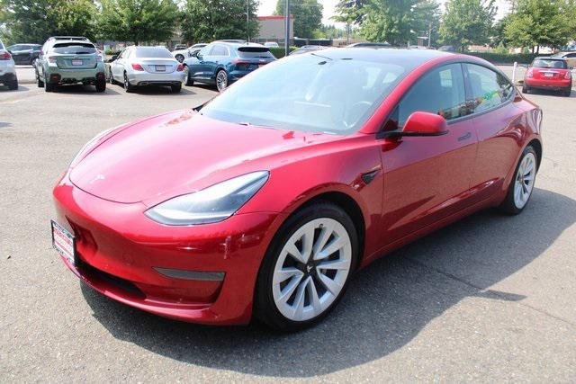 used 2021 Tesla Model 3 car, priced at $22,900