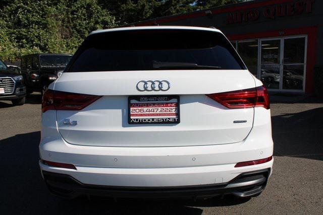 used 2021 Audi Q3 car, priced at $27,700