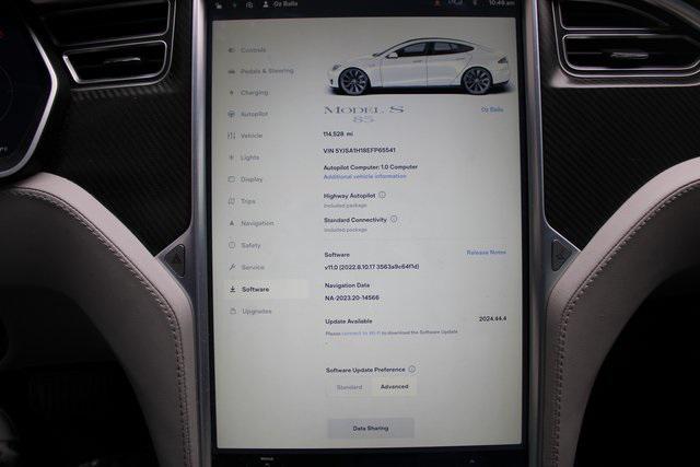 used 2014 Tesla Model S car, priced at $14,900