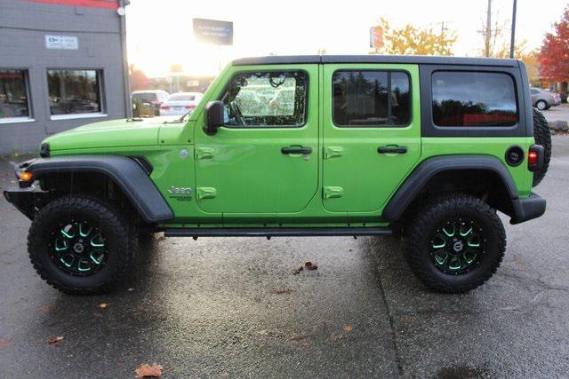 used 2018 Jeep Wrangler Unlimited car, priced at $25,771