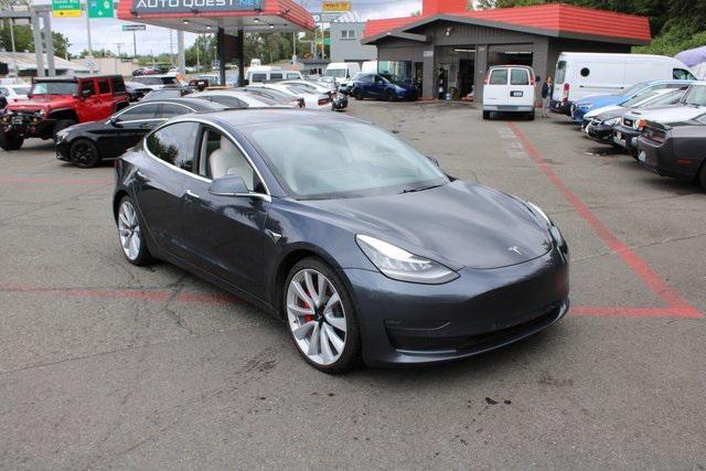 used 2018 Tesla Model 3 car, priced at $32,500