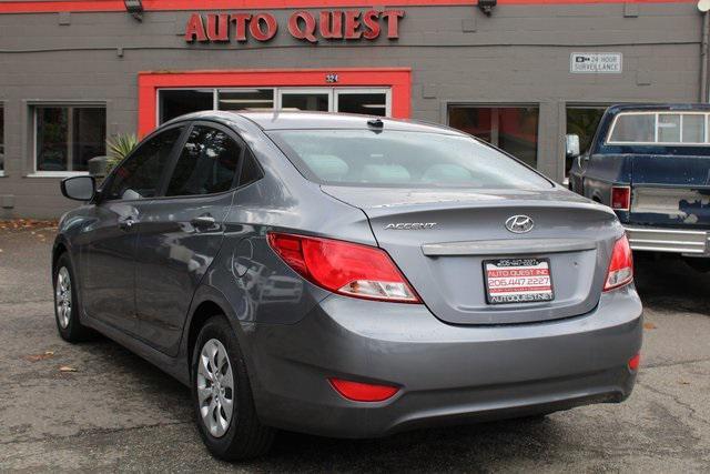 used 2016 Hyundai Accent car, priced at $7,900