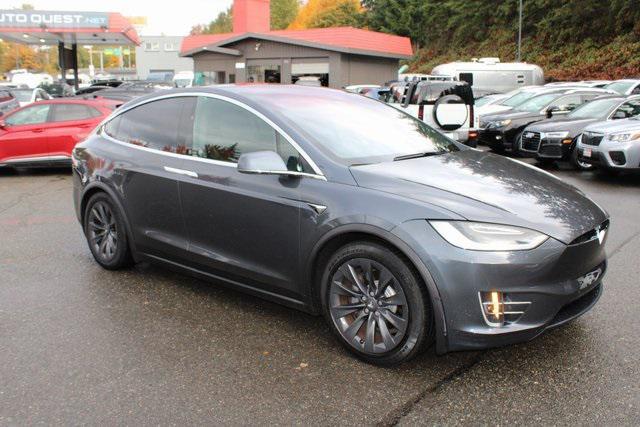 used 2018 Tesla Model X car, priced at $27,500