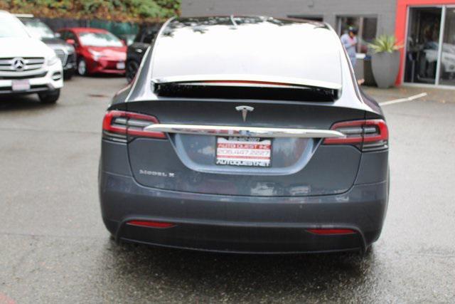 used 2018 Tesla Model X car, priced at $27,500