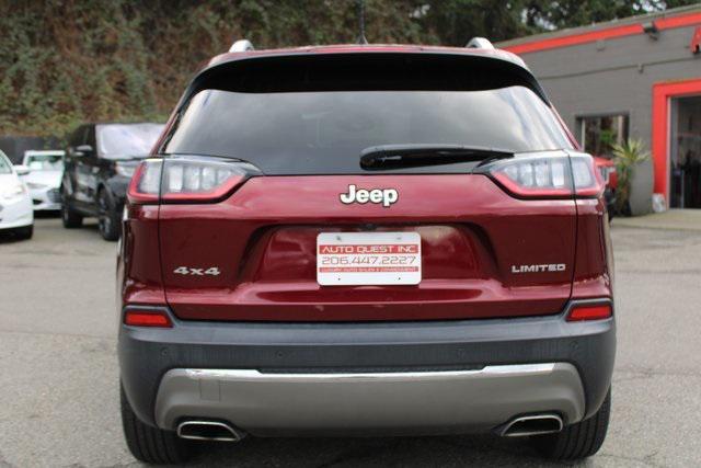 used 2019 Jeep Cherokee car, priced at $17,471