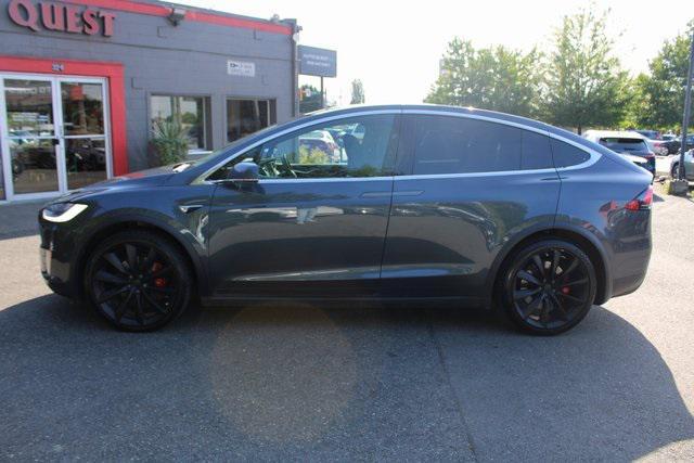 used 2017 Tesla Model X car, priced at $23,900