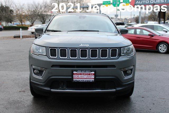 used 2021 Jeep Compass car, priced at $14,700