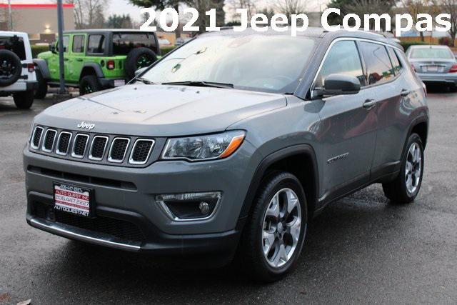 used 2021 Jeep Compass car, priced at $14,700