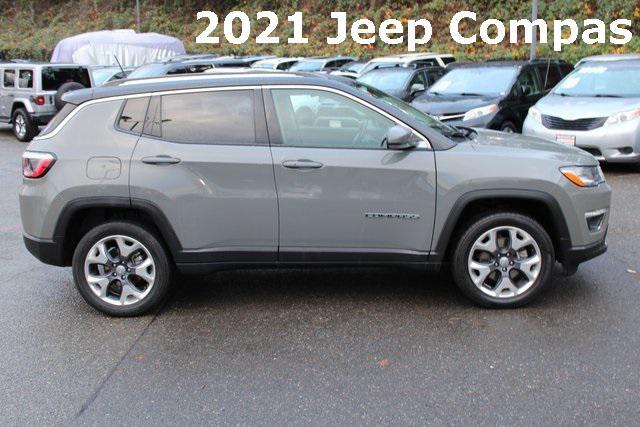 used 2021 Jeep Compass car, priced at $16,393