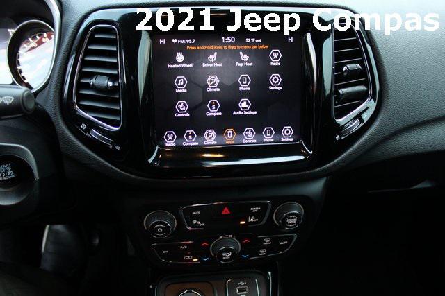 used 2021 Jeep Compass car, priced at $14,700