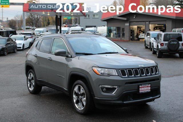 used 2021 Jeep Compass car, priced at $16,393