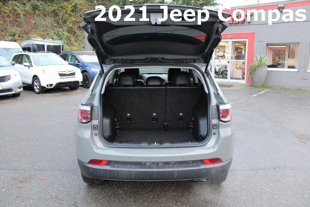 used 2021 Jeep Compass car, priced at $14,700