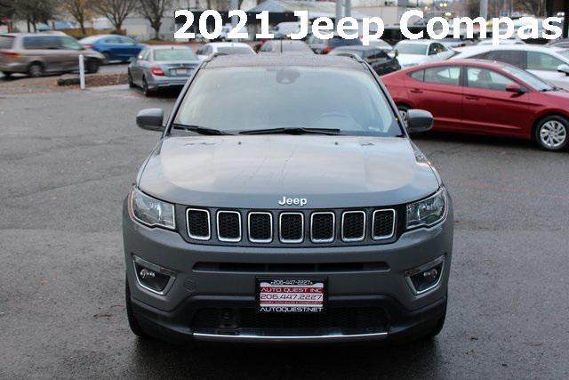 used 2021 Jeep Compass car, priced at $14,700