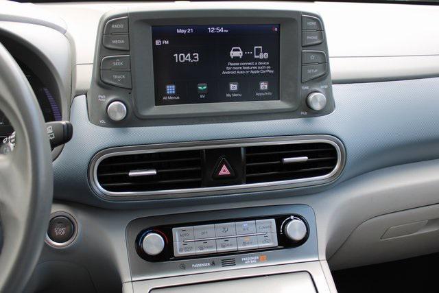 used 2021 Hyundai Kona EV car, priced at $19,990