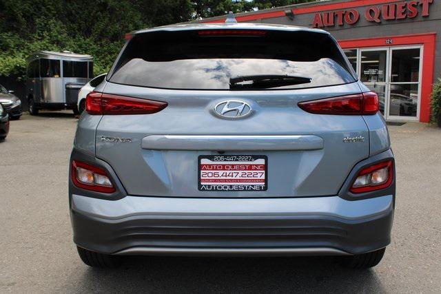 used 2021 Hyundai Kona EV car, priced at $19,990