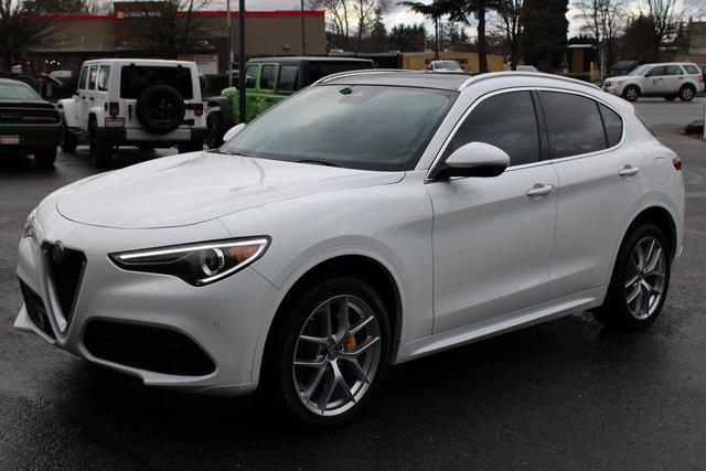 used 2021 Alfa Romeo Stelvio car, priced at $27,400