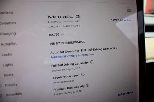 used 2018 Tesla Model 3 car, priced at $19,700