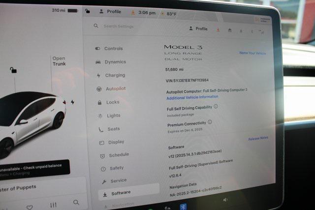 used 2022 Tesla Model 3 car, priced at $25,900
