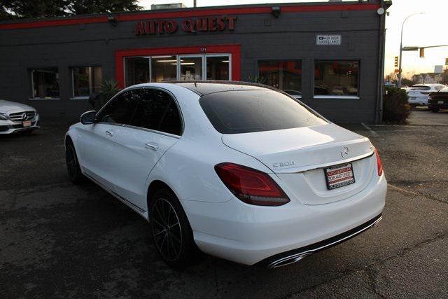 used 2021 Mercedes-Benz C-Class car, priced at $31,900