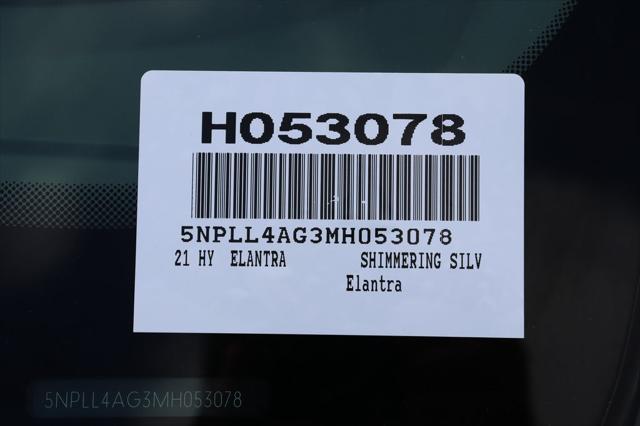 used 2021 Hyundai Elantra car, priced at $10,622