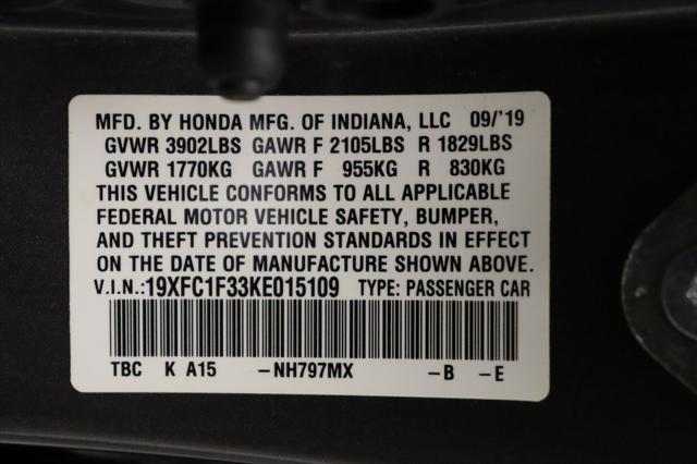 used 2019 Honda Civic car, priced at $17,877