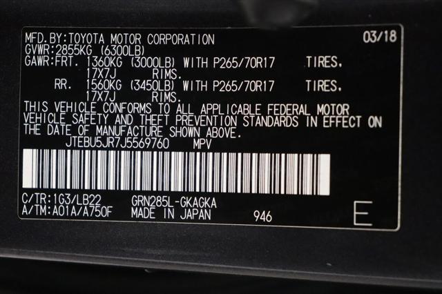 used 2018 Toyota 4Runner car, priced at $32,977