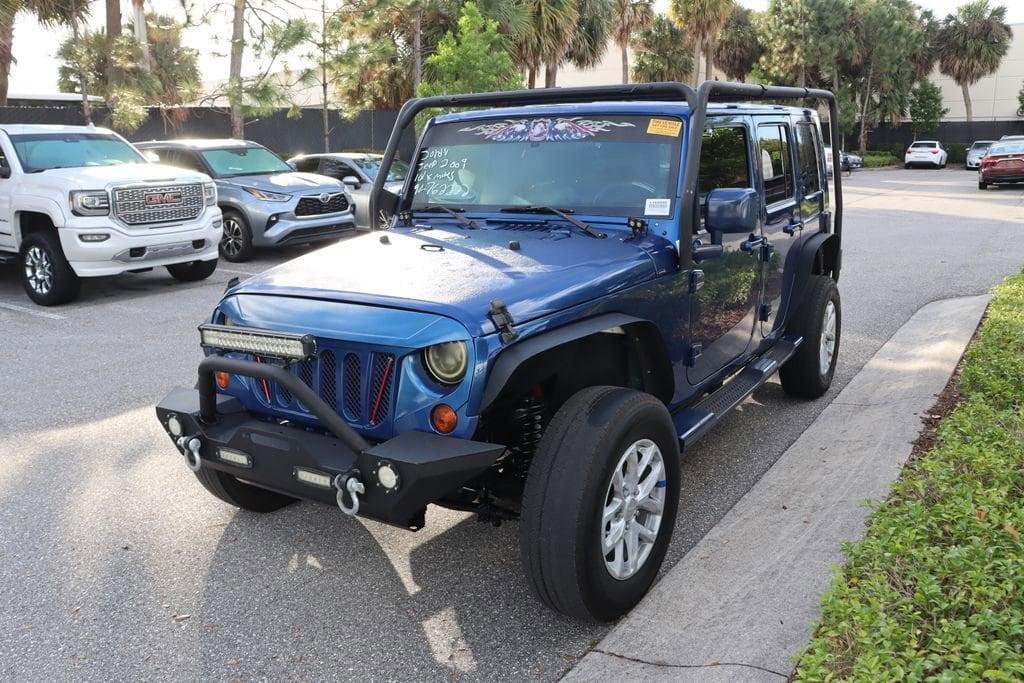 used 2009 Jeep Wrangler Unlimited car, priced at $14,227