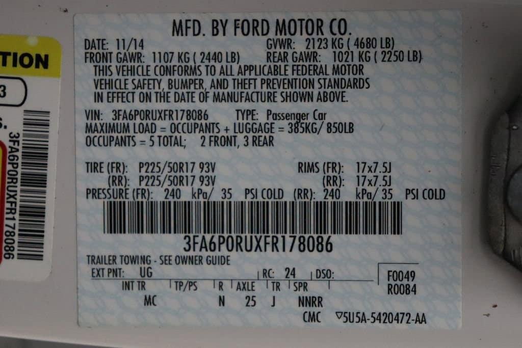 used 2015 Ford Fusion Hybrid car, priced at $13,477