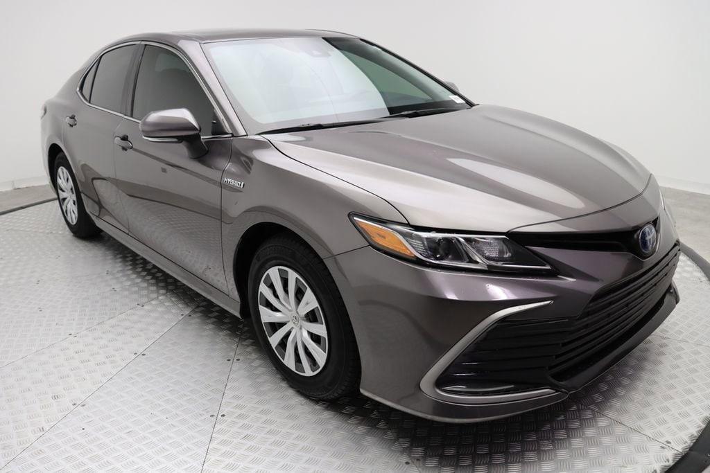 used 2021 Toyota Camry Hybrid car, priced at $24,677