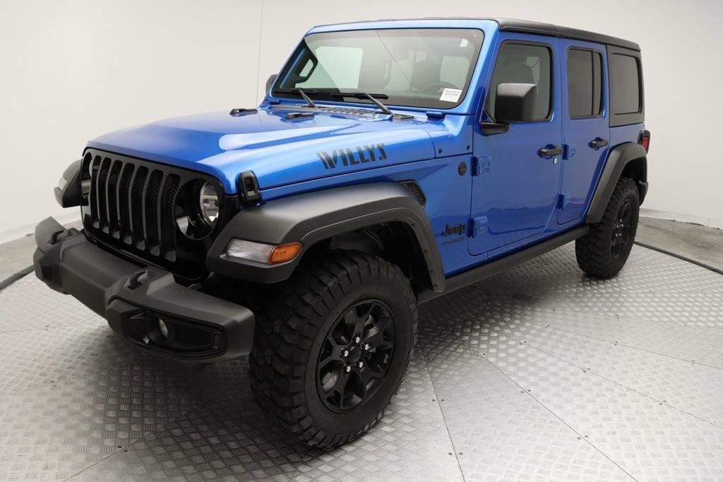 used 2022 Jeep Wrangler Unlimited car, priced at $32,877