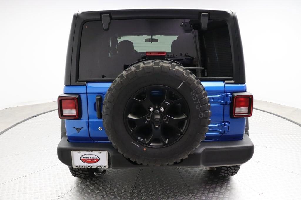 used 2022 Jeep Wrangler Unlimited car, priced at $32,877