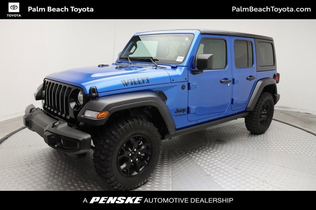 used 2022 Jeep Wrangler Unlimited car, priced at $32,877