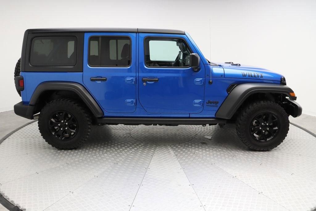 used 2022 Jeep Wrangler Unlimited car, priced at $32,877