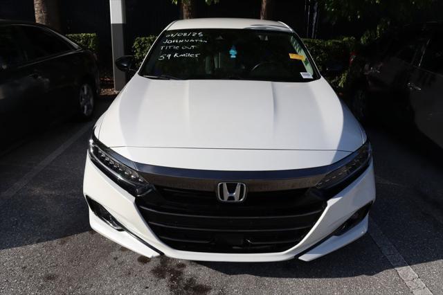used 2021 Honda Accord car, priced at $21,847