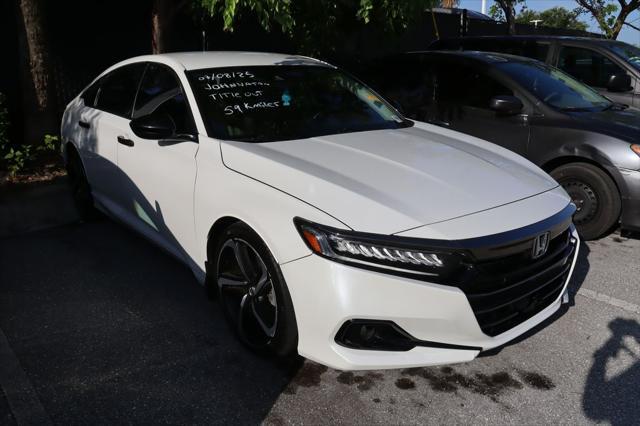 used 2021 Honda Accord car, priced at $21,847