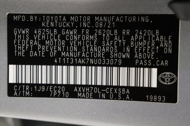 used 2022 Toyota Camry car, priced at $27,777