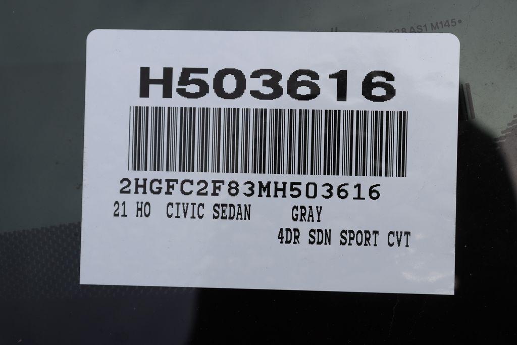 used 2021 Honda Civic car, priced at $17,977