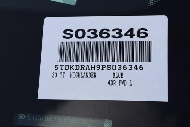 used 2023 Toyota Highlander car, priced at $35,977