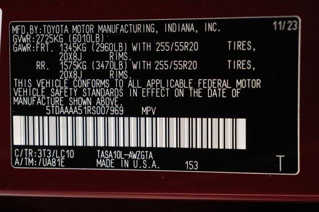 used 2024 Toyota Grand Highlander car, priced at $47,877