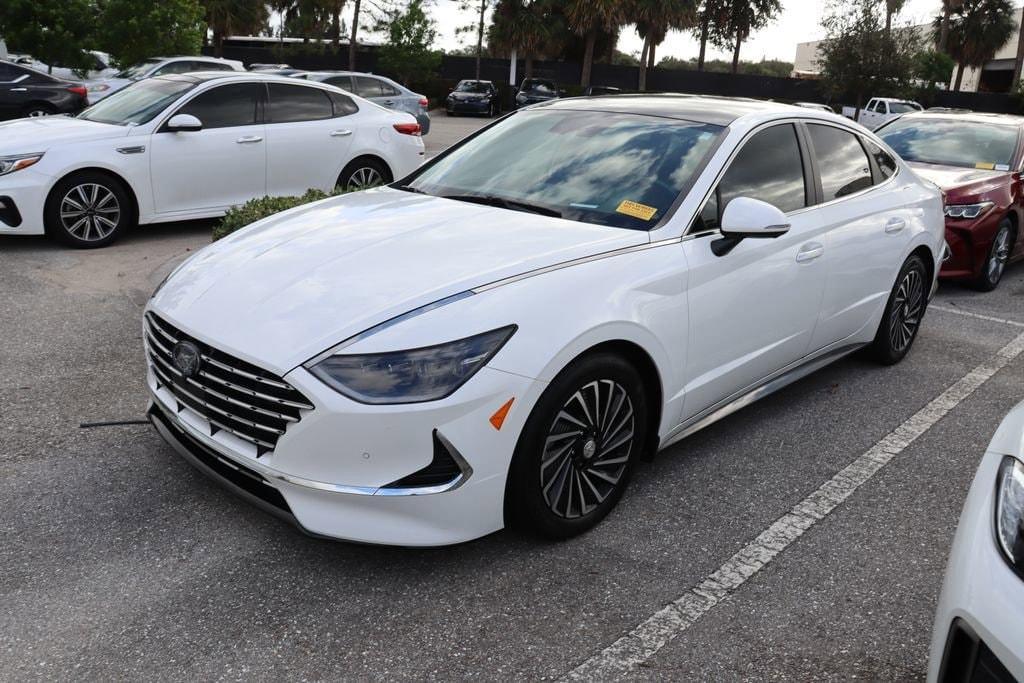 used 2021 Hyundai Sonata Hybrid car, priced at $21,977