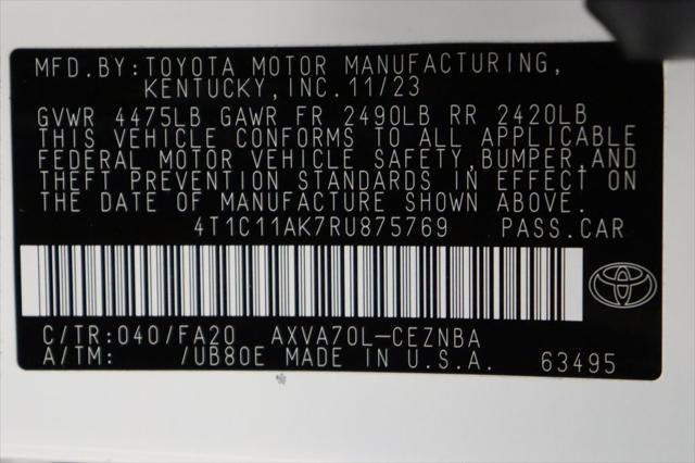 used 2024 Toyota Camry car, priced at $24,111