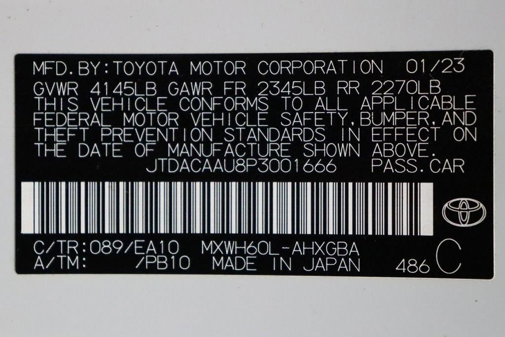 used 2023 Toyota Prius car, priced at $31,780